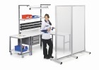  - ESD-Trennwand aus Polycarbonat, groß